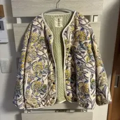 TITICACA 花柄 ノーカラージャケット F