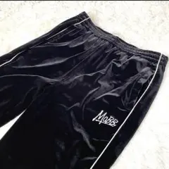 未使用級 MOBB ベロアパンツ トラックパンツ XL ブラック ストリート