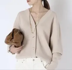 未使用タグ付き✨ミューズドゥドゥーズィエムクラス　コットンニット　カーディガン L'Appartement DEUXIEME CLASSE - MUSE de Deuxieme Classe