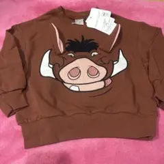 ライオンキング　プンバ　長袖　トレーナー　100cm 裏毛　シンバ