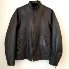 ☆【希少】HYSTERIC GLAMOUR レザージャケット シングルライダース 新品未使用 ヒステリックグラマー レザージャケット シングル