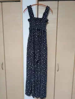 美品✨　coca オールインワン　花柄　レディース　パンツ