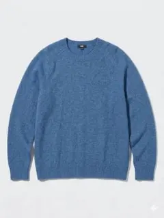 UNIQLO クルーネックセーター ブルー XL