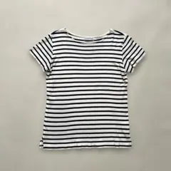 しまむら CLOSSHI ボーダー Tシャツ 半袖 Lサイズ [ネイビー]のサムネイル