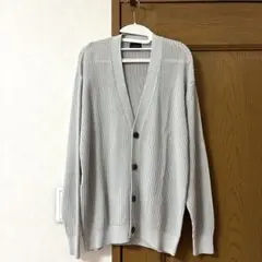 Green Label Relaxing ライトグレー メッシュカーディガンのサムネイル