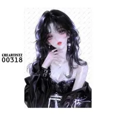 00318 ガール ペーパー/ステッカー 4枚 CREARTISTZ