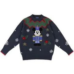 ミッキーマウス クリスマスニットセーター2024