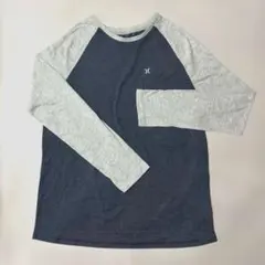 Hurley ハーレー ラグランスリーブ長袖シャツ 刺繍ロゴ L（XL相当）のサムネイル