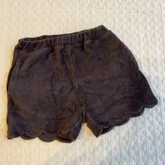 petit main コーデュロイ ショートパンツ スカラップ　100cm