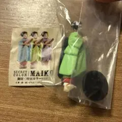 京都フィギュアみやげ舞妓緑（レア）