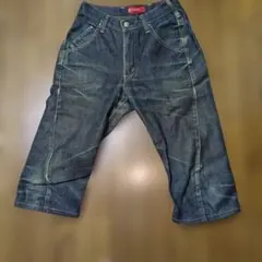 EDWINハーフデニムパンツ