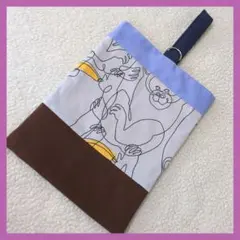 サルグレー　上靴入れ　上履き入れ　シューズケース　ハンドメイド