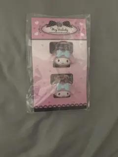 マイメロディ　ミニヘアクリップ　2個セット