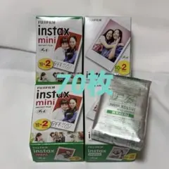 instax mini チェキフィルム70枚