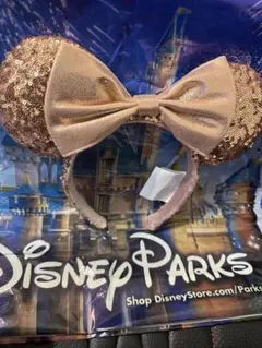 ディズニーパークス ミニーマウス耳カチューシャ