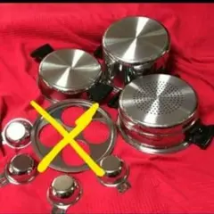 アムウェイ クィーン 4Lシチューパン 内なべ セット ガス対応 IH対応
