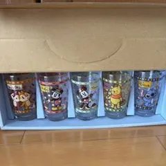 アデリア　ディズニーキャラクター　グラスコップ 5個セット