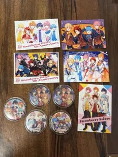 すとぷり全員 缶バッジ＆ポストカード 開封済み