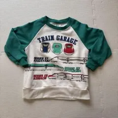 【秋物】TRAIN GARAGE新幹線トレーナー