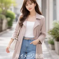 Mila Owen スプリングコート ロング 七分袖 薄手 春 サイズ0