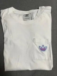 adidas Originals トレフォイル ポケットTシャツ ホワイト L