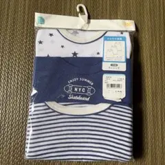 新品未開封★肌着 3枚組 100cm 星柄 ストライプ