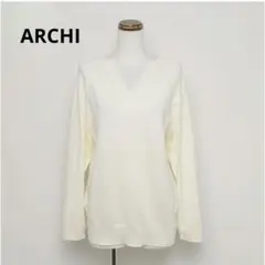 ARCHI アーキ リサイクルコットンニットプルオーバー