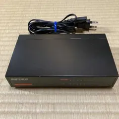 BUFFALO 5ポートスイッチングハブ LSW3-GT-5NS/BK 中古品