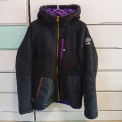 umbro フリースジャケット 黒/グレー/オレンジ/紫