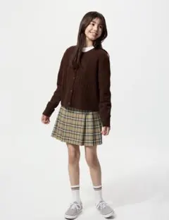 UNIQLO ユニクロGIRLS プリーツミニスコート