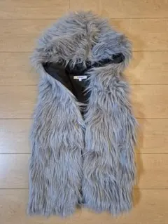 TOMMY トミー ノースリーブ ファーコート