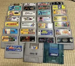 【ジャンク品】スーパーファミコンソフト 29本