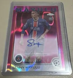 topps chrome 2025 マユル　サイン　250シリ