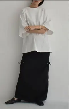 journal standard luxe 40リネン サイドギャザーワンピース - メルカリ