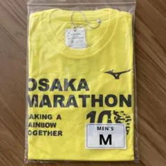 Mizuno 大阪マラソン 陸上用シャツ ブレイジングイエロー M