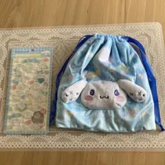 シナモロール 巾着・シナモロールボンボンドロップシール