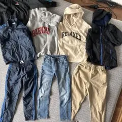 130センチ男の子　パーカー　パンツ　ジャケット　ウィンドブレーカー等まとめ売り