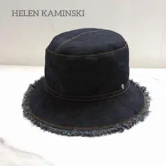 希少　美品　ヘレンカミンスキー　デニム バケットハット フリンジ　ボーサ　Mのサムネイル