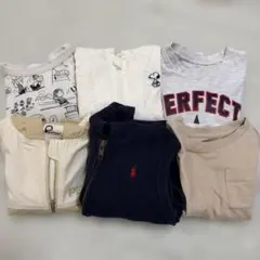 90cm スヌーピー 長袖 ロンT アウター ベスト ラルフローレン 男の子