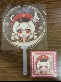 原神　台湾COMBUYコラボ　うちわ　コースター　2点セット