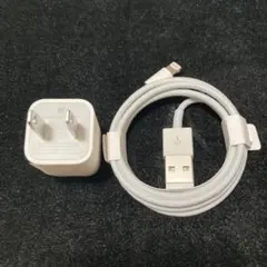 【純正品】ホワイト 充電器 USB-Lightning ケーブル