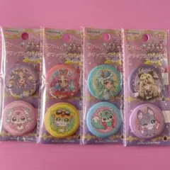 キミとアイドルプリキュア ♪クリップカンバッチ　缶バッジ　4種コンプリートセット