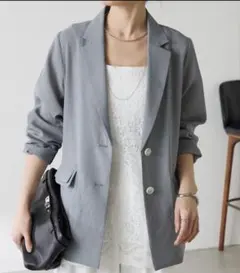美品 Cygne シーニュ スクエアカラー半袖ジャケット - メルカリ