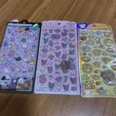 ボンボンドロップシール、うるちゅるシール　３枚セット　国内正規品