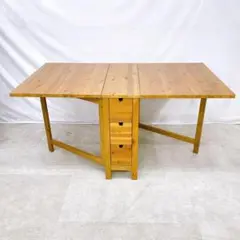 【美品】IKEA イケア ノールデン NORDEN ダイニングテーブル バーチ Amazon｜NORDEN ノールデン ゲートレッグテーブル, バーチ