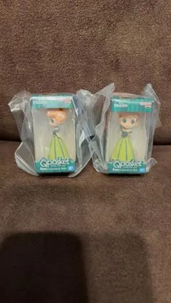 ディズニーキャラクター　Qposketミニチュアコレクション3　アナ　2個セット