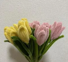 ウエディング モールフラワー【チューリップ】5本〜オーダー可୨୧