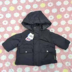 【新品・タグ付き】リトルウィークエンド 2WAYアウター 中綿 80 黒 秋冬