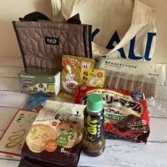 2025 KALDI 食品福袋・コーヒーバッグ（バッグのみ）無印良品（パイ）他