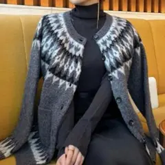 新品未使用 anuans ノルディックカーディガン